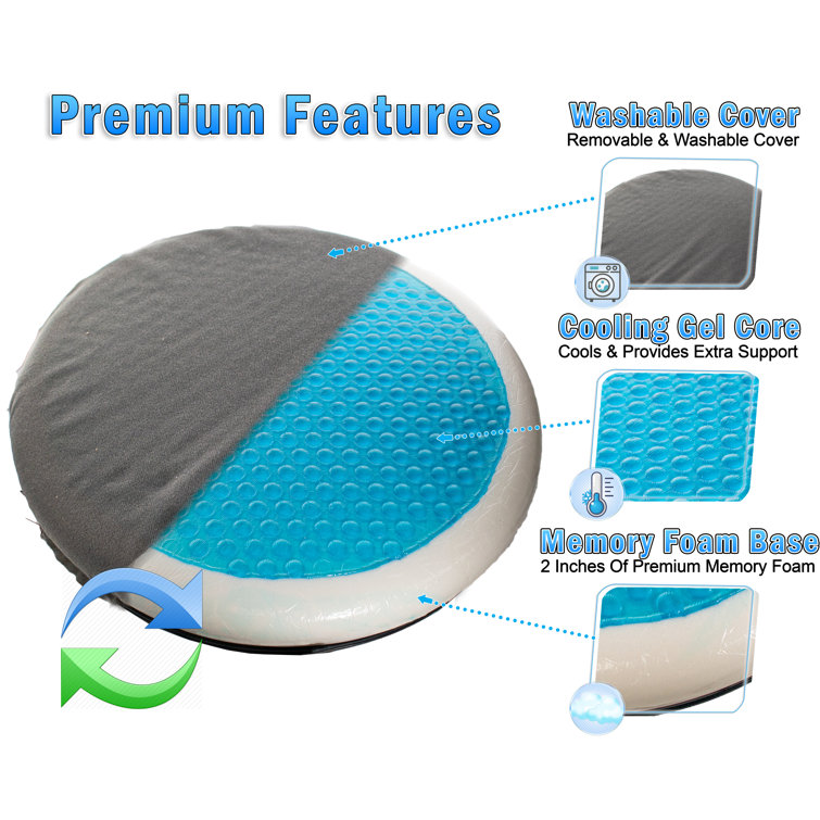 Cool gel outlet seat cushion